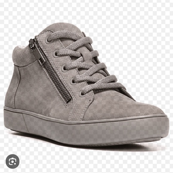 Naturalizer Motley Modern Grey Zip Up/Lace Up Sneakers Shoes. Size 9.5. D5/A - Picture 1 of 12